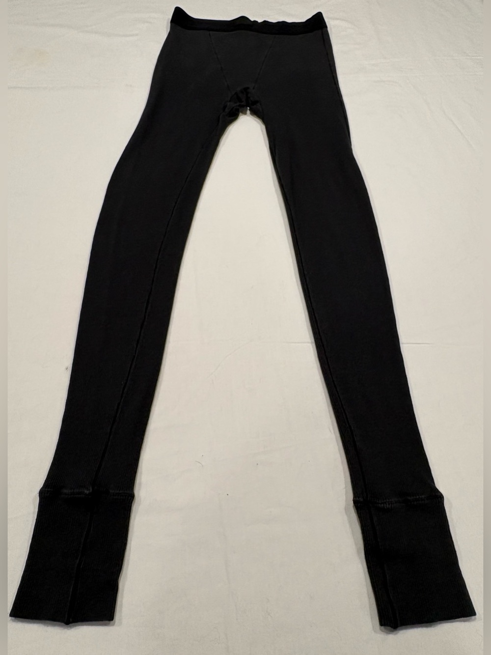 SKIMS Black Ribbed Leggings